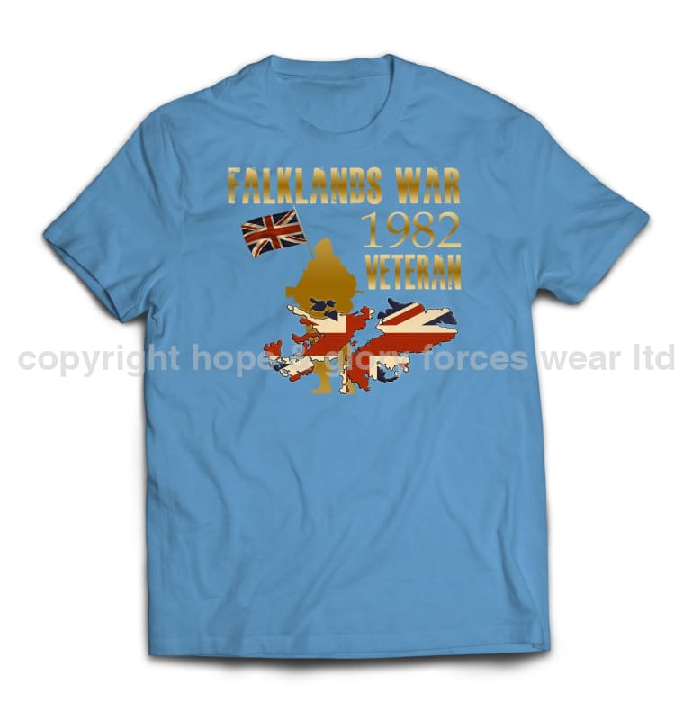 Falklands War Veteran Printed T-Shirt - Precision Military Emblems