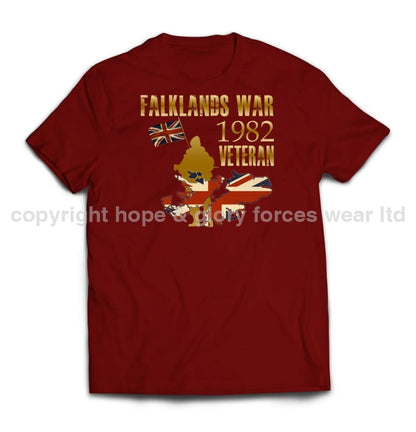 Falklands War Veteran Printed T-Shirt - Precision Military Emblems