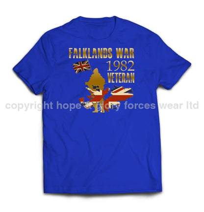 Falklands War Veteran Printed T-Shirt - Precision Military Emblems
