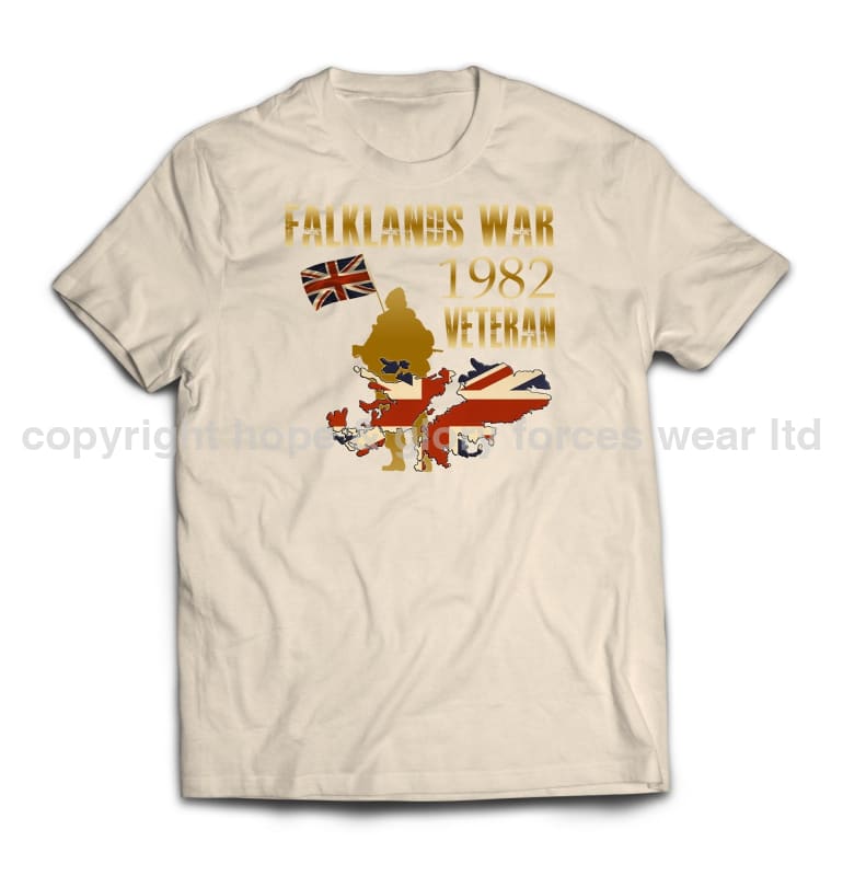 Falklands War Veteran Printed T-Shirt - Precision Military Emblems