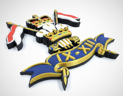 9th / 12th Royal Lancers (Prince of Wales) Cap Badge