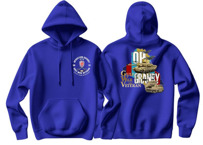 Gulf War 35 Op Granby Double Side Printed Hoodie - Precision Military Emblems