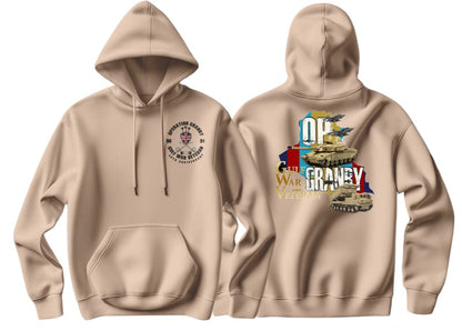 Gulf War 35 Op Granby Double Side Printed Hoodie - Precision Military Emblems