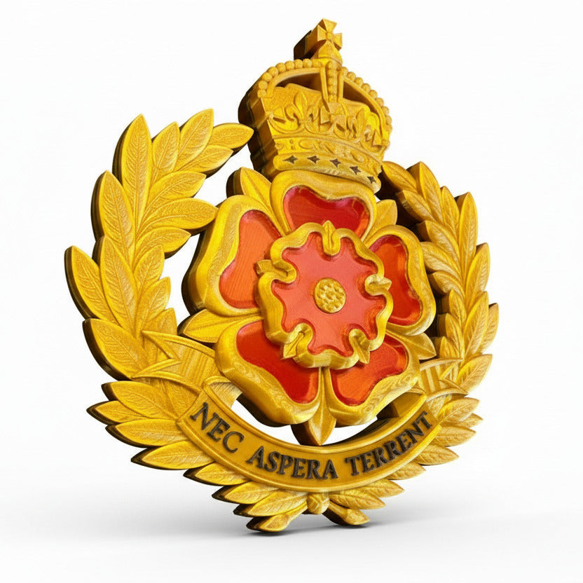 Duke Of Lancaster's Regiment Kings Crown Cap Badge
