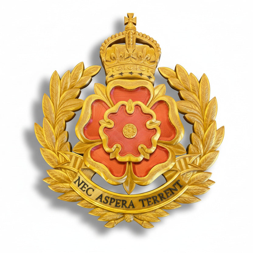 Duke Of Lancaster's Regiment Kings Crown Cap Badge