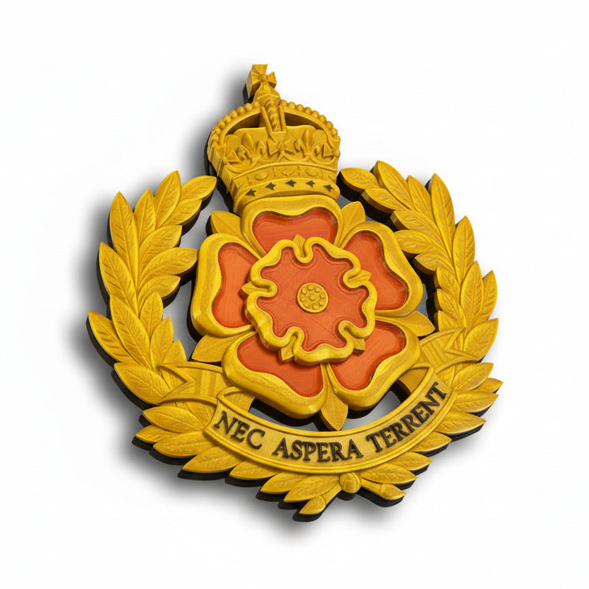 Duke Of Lancaster's Regiment Kings Crown Cap Badge