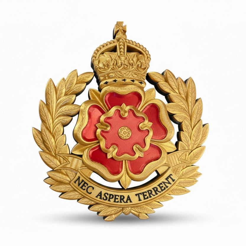 Duke Of Lancaster's Regiment Kings Crown Cap Badge