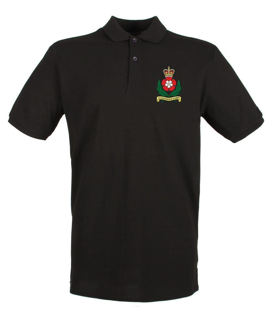 Intelligence Corps Embroidered Pique Polo Shirt - Precision Military Emblems