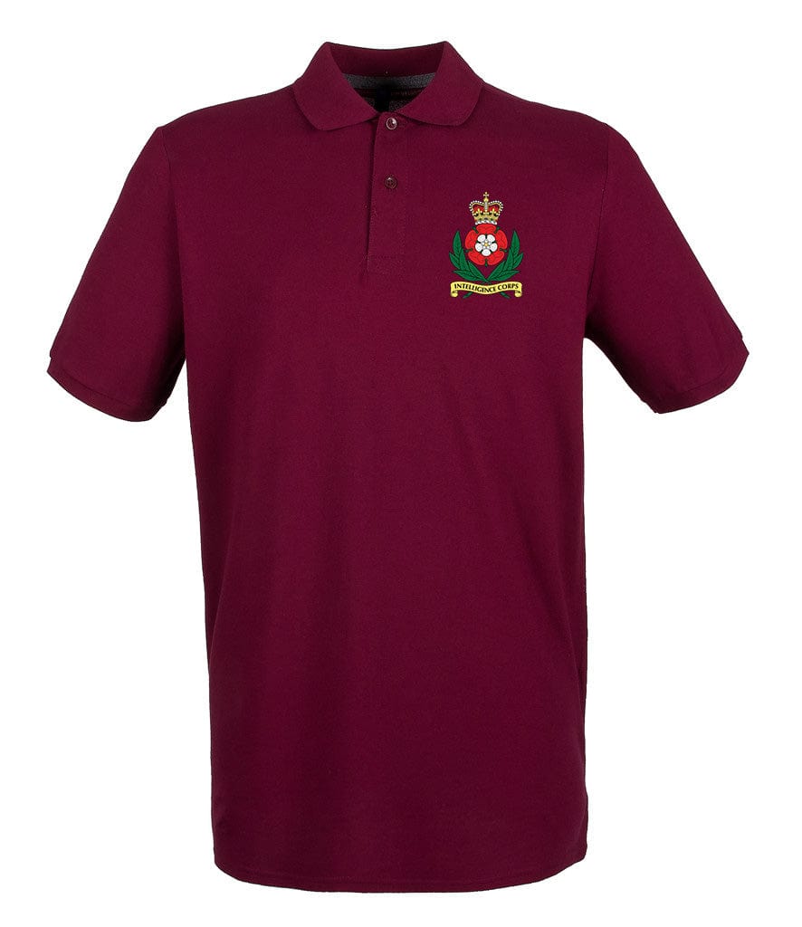 Intelligence Corps Embroidered Pique Polo Shirt - Precision Military Emblems