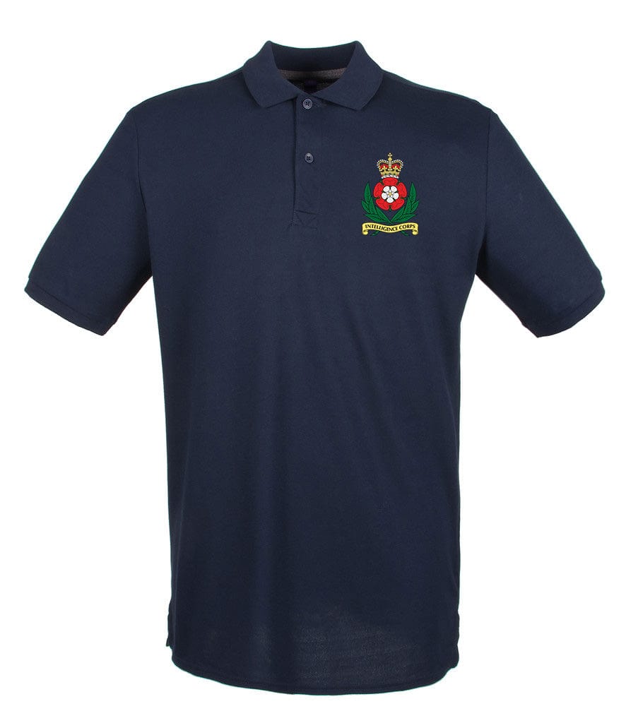 Intelligence Corps Embroidered Pique Polo Shirt - Precision Military Emblems