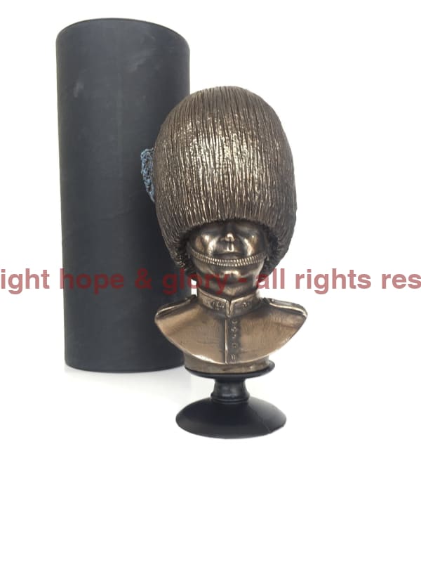 Irish Guards Bust Cold Cast Bronze Military Statue Sculpture - Precision Military Emblems