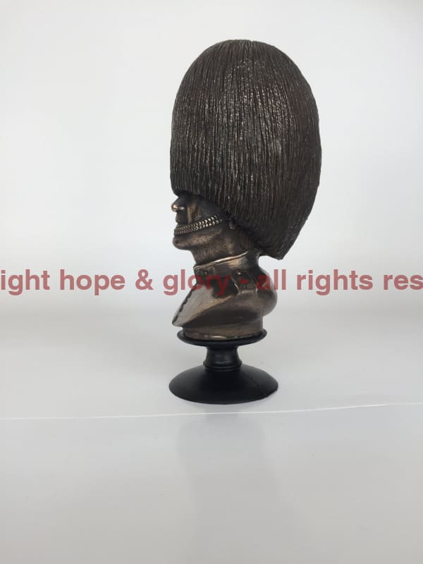 Irish Guards Bust Cold Cast Bronze Military Statue Sculpture - Precision Military Emblems