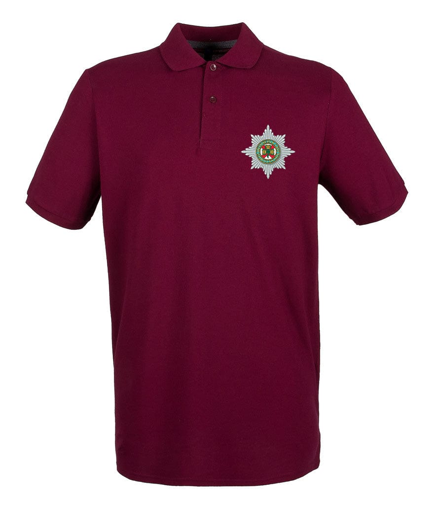 Irish Guards Embroidered Pique Polo Shirt - Precision Military Emblems