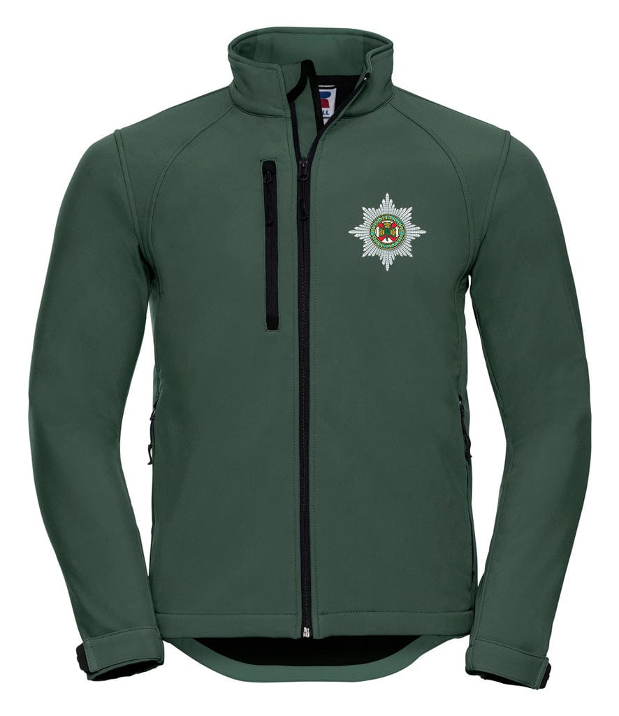 Irish Guards Embroidered 3 Layer Softshell Jacket - Precision Military Emblems