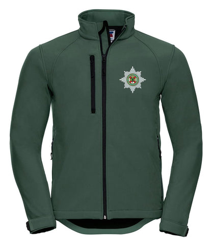 Irish Guards Embroidered 3 Layer Softshell Jacket - Precision Military Emblems