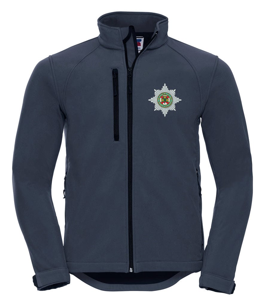 Irish Guards Embroidered 3 Layer Softshell Jacket - Precision Military Emblems