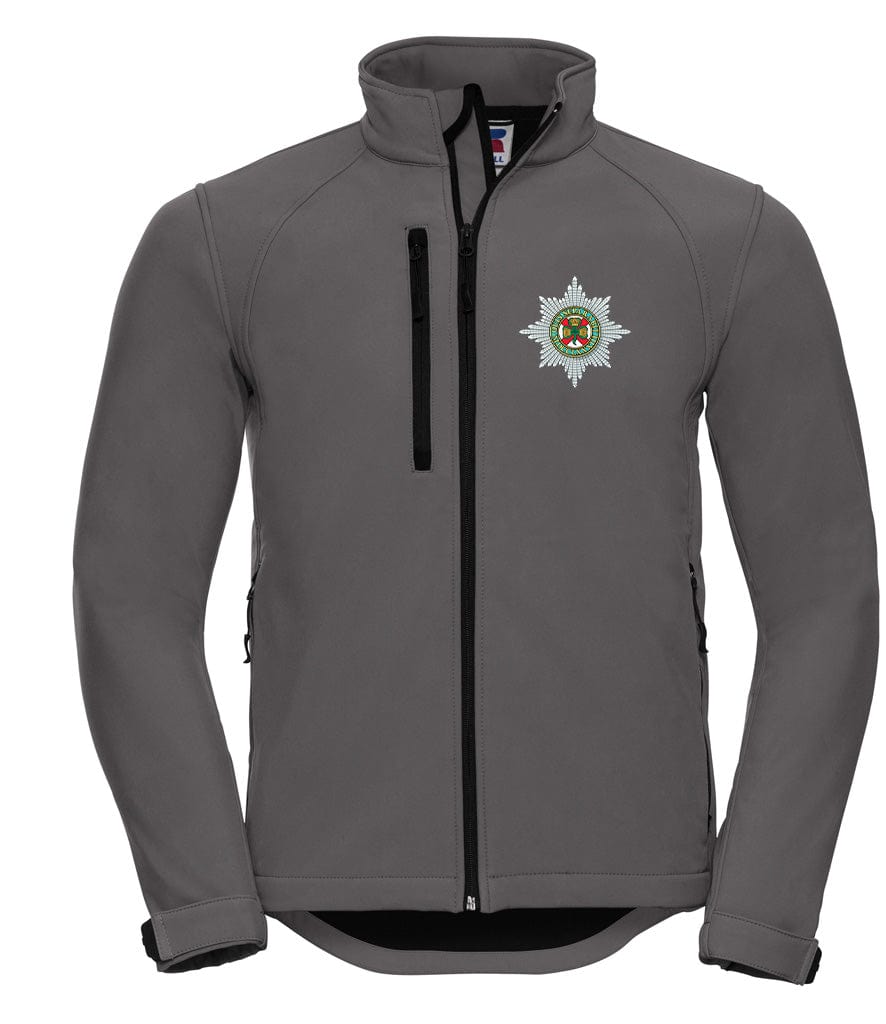 Irish Guards Embroidered 3 Layer Softshell Jacket - Precision Military Emblems