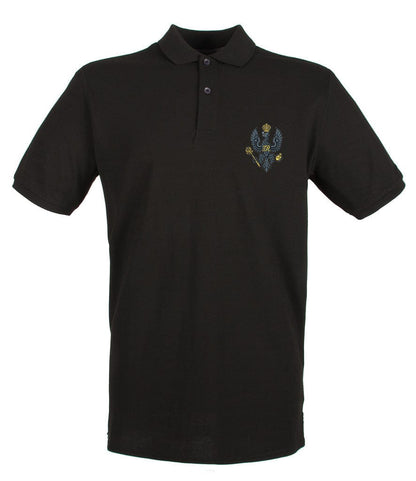 King's Royal Hussars Embroidered Pique Polo Shirt - Precision Military Emblems