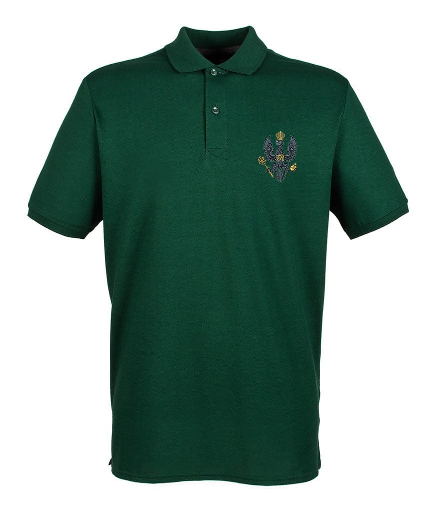 King's Royal Hussars Embroidered Pique Polo Shirt - Precision Military Emblems