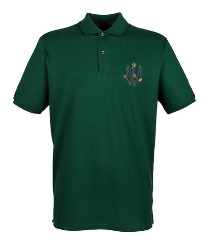 King's Royal Hussars Embroidered Pique Polo Shirt - Precision Military Emblems