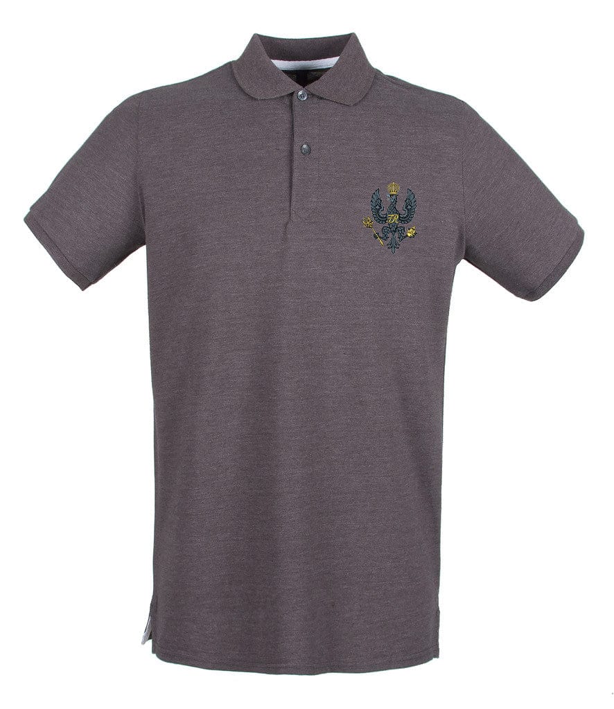 King's Royal Hussars Embroidered Pique Polo Shirt - Precision Military Emblems