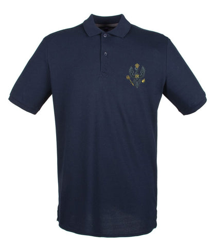 King's Royal Hussars Embroidered Pique Polo Shirt - Precision Military Emblems