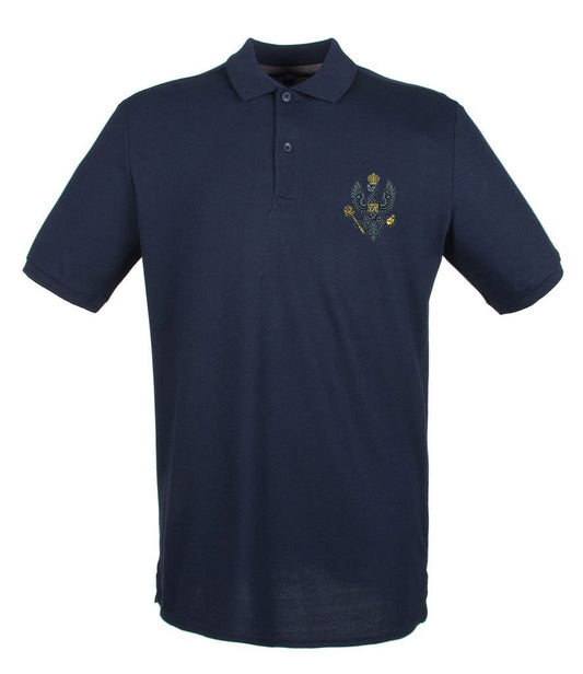King's Royal Hussars Embroidered Pique Polo Shirt - Precision Military Emblems