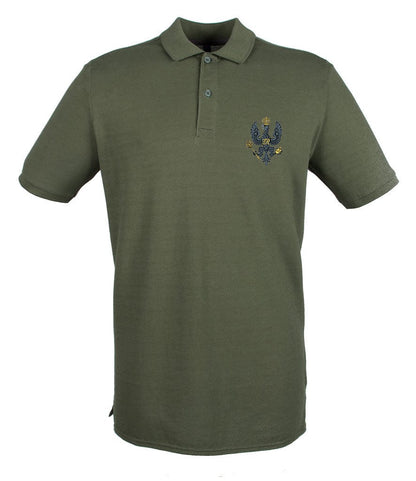 King's Royal Hussars Embroidered Pique Polo Shirt - Precision Military Emblems