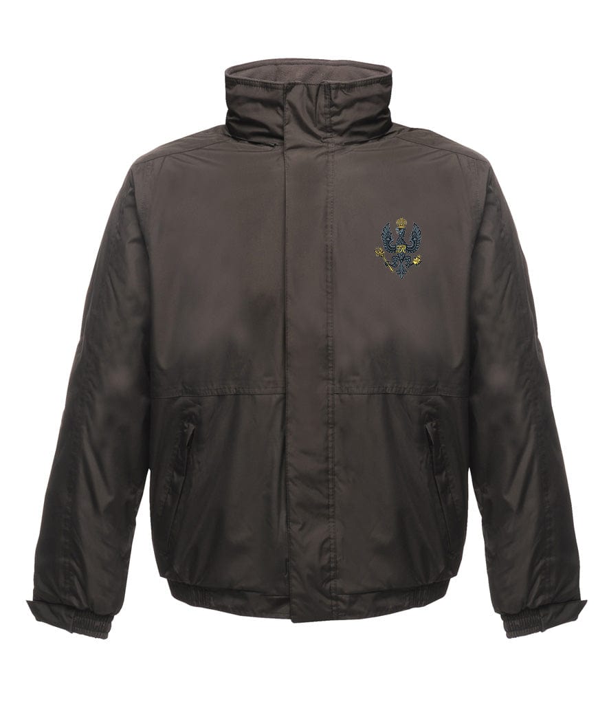 King's Royal Hussars Embroidered Regatta Waterproof Insulated Jacket - Precision Military Emblems
