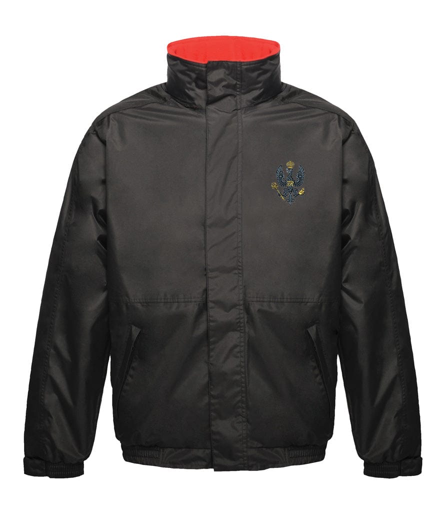 King's Royal Hussars Embroidered Regatta Waterproof Insulated Jacket - Precision Military Emblems