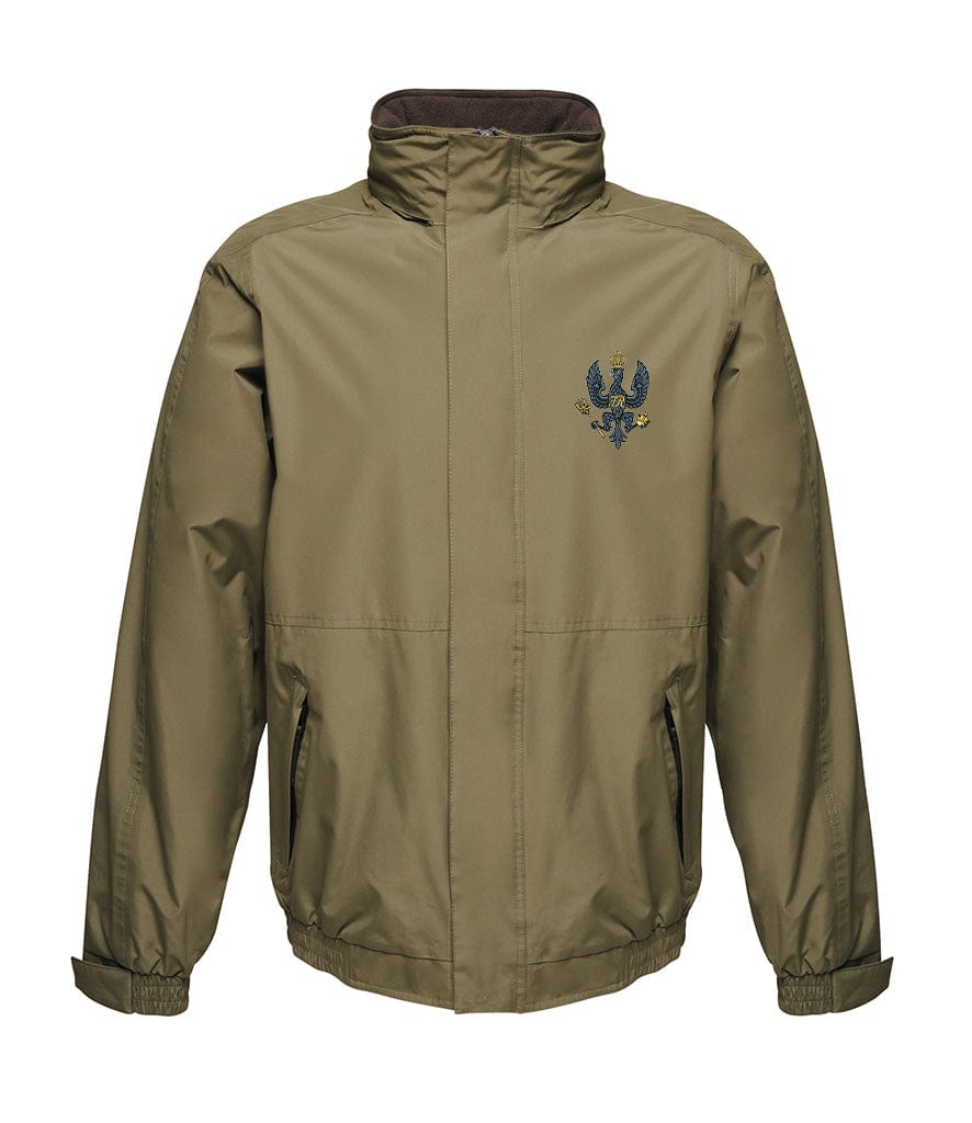King's Royal Hussars Embroidered Regatta Waterproof Insulated Jacket - Precision Military Emblems