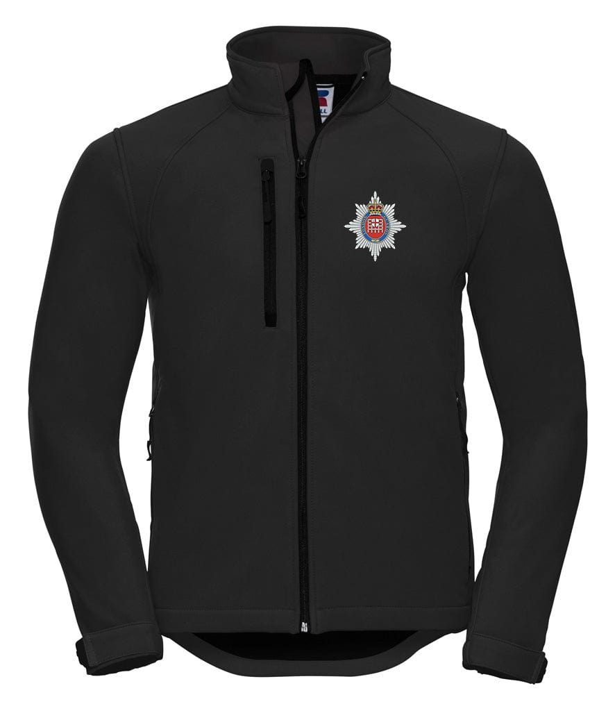 London Guards Embroidered 3 Layer Softshell Jacket - Precision Military Emblems