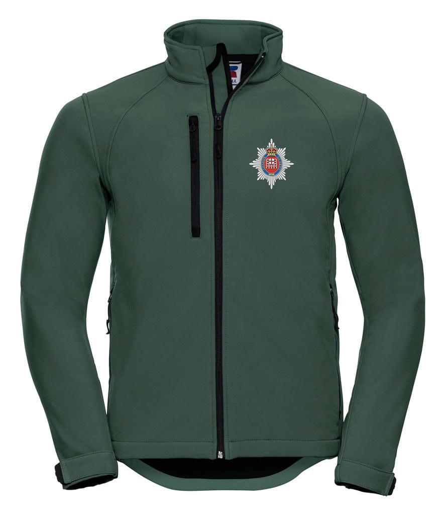 London Guards Embroidered 3 Layer Softshell Jacket - Precision Military Emblems