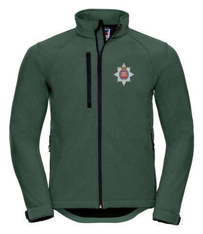 London Guards Embroidered 3 Layer Softshell Jacket - Precision Military Emblems