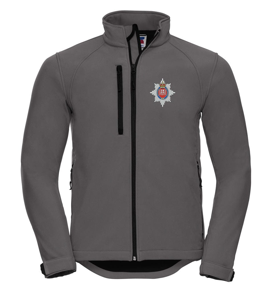 London Guards Embroidered 3 Layer Softshell Jacket - Precision Military Emblems