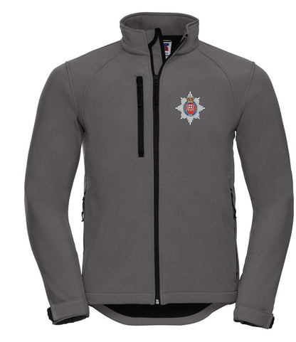 London Guards Embroidered 3 Layer Softshell Jacket - Precision Military Emblems