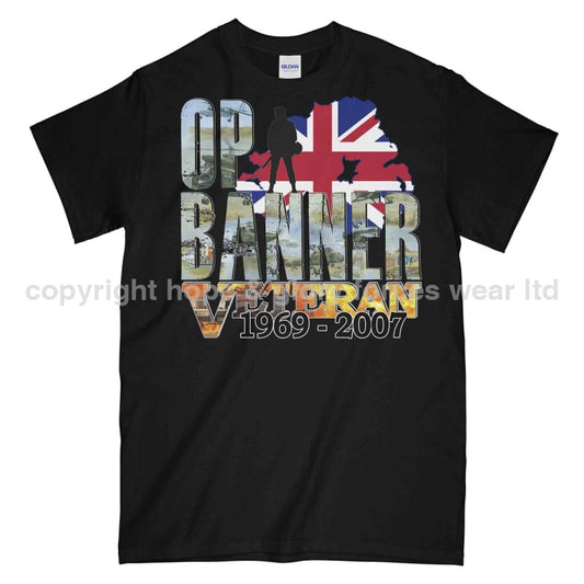 OP Banner Battle Scars Printed T-Shirt - Precision Military Emblems