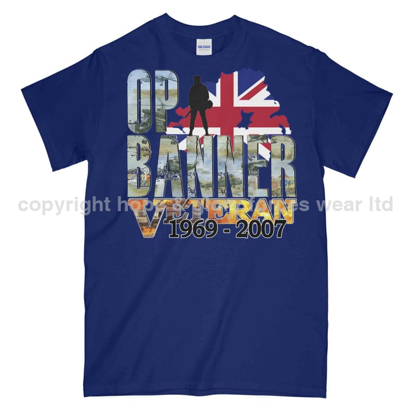 OP Banner Battle Scars Printed T-Shirt - Precision Military Emblems