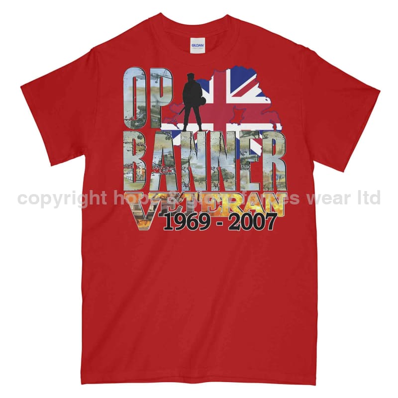 OP Banner Battle Scars Printed T-Shirt - Precision Military Emblems