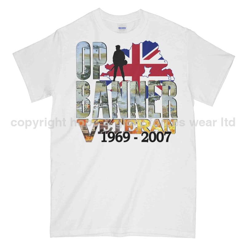 OP Banner Battle Scars Printed T-Shirt - Precision Military Emblems