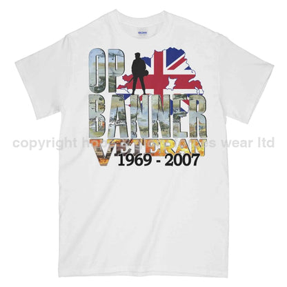 OP Banner Battle Scars Printed T-Shirt - Precision Military Emblems