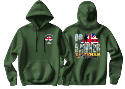OP Banner Veteran Battle Scars Double Side Printed Hoodie - Precision Military Emblems