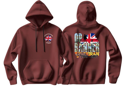 OP Banner Veteran Battle Scars Double Side Printed Hoodie - Precision Military Emblems