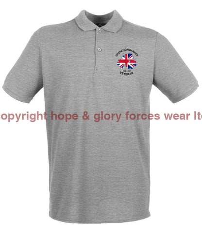 OP BANNER VETERAN Embroidered Polo Shirt - Precision Military Emblems