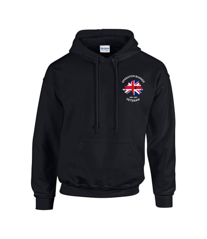 OP Banner Veterans Embroidered Hoodie - Precision Military Emblems