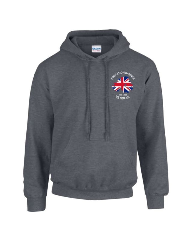 OP Banner Veterans Embroidered Hoodie - Precision Military Emblems