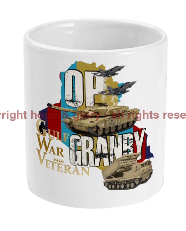 OP GRANBY Gulf War Veteran Ceramic Mug - Precision Military Emblems