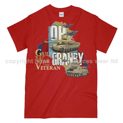 OP Granby Gulf War Veteran Printed T-Shirt - Precision Military Emblems