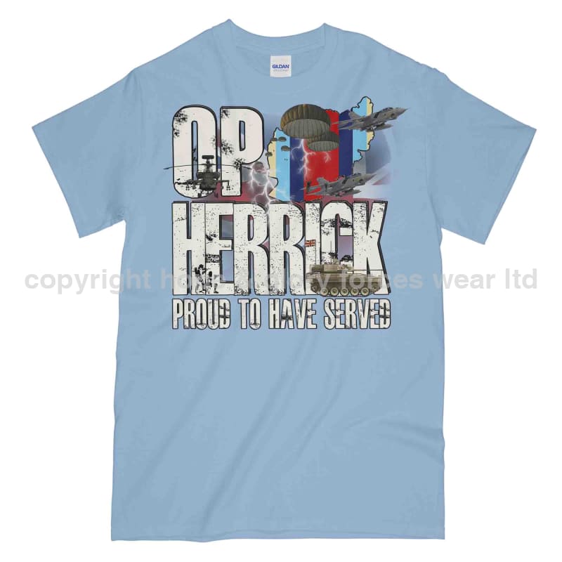 OP Herrick Afghanistan War Veteran Printed T-Shirt - Precision Military Emblems