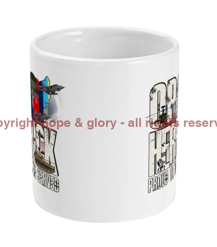 OP HERRICK Proud Veteran Ceramic Mug - Precision Military Emblems